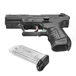 Kleinbild 4 SET Walther P22 Springer Airsoft Pistole 6 mm BB mit Kugelfang, Netz & 2 Magazinen