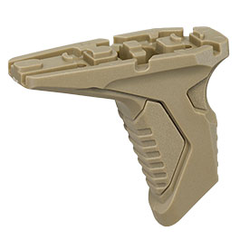 Kleinbild 1 MP Airsoft KeyMod / LOCK Hand Stop Polymer Frontgriff m. Kabelf�hrung Dark Earth