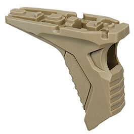 Kleinbild 4 MP Airsoft KeyMod / LOCK Hand Stop Polymer Frontgriff m. Kabelf�hrung Dark Earth