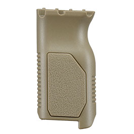 Kleinbild 5 MP Airsoft LOCK Polymer Angled Vertical Frontgriff Long-Type m. Kabelf�hrung Dark Earth