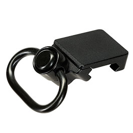 Produktbild zu MET 45� Offset QD Riemenhalter f. 20 - 22mm Schienen schwarz ...