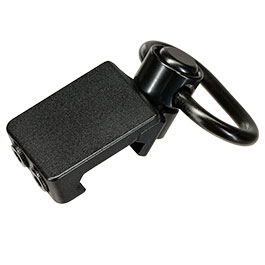Kleinbild 1 MET 45� Offset QD Riemenhalter f. 20 - 22mm Schienen schwarz