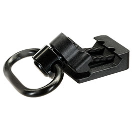 Kleinbild 6 MET 45� Offset QD Riemenhalter f. 20 - 22mm Schienen schwarz