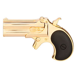 Kleinbild 2 MaxTact Derringer Double Barrel Vollmetall Gas 6mm BB gold