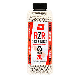 Nuprol RZR BIO High Precision Bio BBs 0,28g 3.300er Flasche weiss