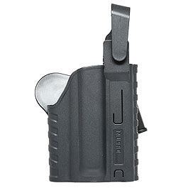 Nuprol Formholster Kunststoff Paddle fr G-Style Pistolen mit Lampe rechts schwarz