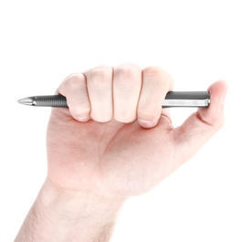 FKMD Tactical Pen grau Kugelschreiber Bild 2