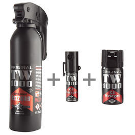 Abwehrspray TW1000 CS-Gas Spray im Home & Go Set