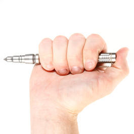KH Security Tactical Pen Premium II titanium Kugelschreiber Bild 2