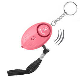 Scorpion Personalalarm mit Schlüsselring, 120 db mit LED Lampe Pink
