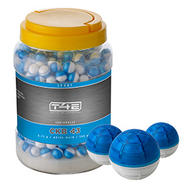 100 Stück T4E Powerballs Rubberballs cal50 blau Performence POB 50 