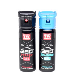 TW1000 Tactical Pepper Gel Classic Pfefferspray mit Pfeffergel 360°  Sprühfunktion 45ml inkl. Trainingsspray kaufen