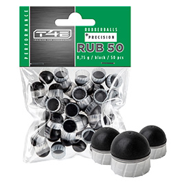 T4E Gummikugeln RUB 50 Precision Rubber Balls Kaliber .50 - 50 Stck