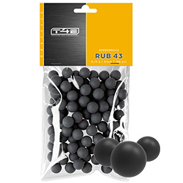 T4E Rubberballs RUB 43 Kaliber .43 schwarz 100 Stck