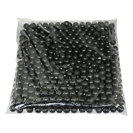 New Legion Hartgummikugeln Rubber Balls Strong Kal. .68 schwarz - 500 Stck