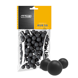 T4E Rubberballs RUB 50 Kaliber .50 schwarz 100 Stck