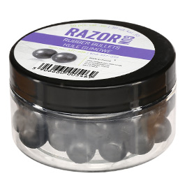 Razor Gun Rubber Balls Gummikugeln Kaliber .50 schwarz 50er Dose
