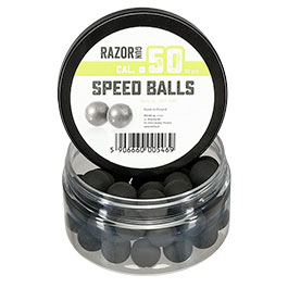 Kleinbild 1 Razor Gun Rubber Balls Gummikugeln Kaliber .50 schwarz 50er Dose