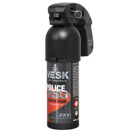 VESK RSG Police Pfefferspray, 400 ml Schaum