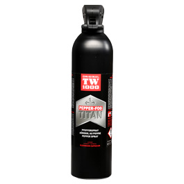 Abwehrspray TW100 Pepper Fog Titan Pfefferspray 750 ml inkl. Sicherungsstift