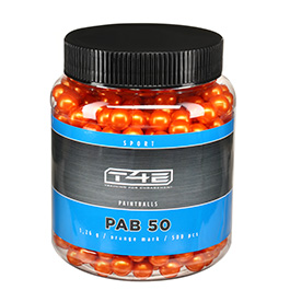 T4E Farbkugeln PAB 50 Sport Kaliber .50 - 500 Stck orange