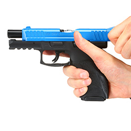 Heckler & Koch SFP9 T4E CO2 RAM Pistole Kal. 43 blau Bild 11