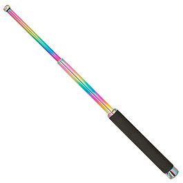 Teleskopschlagstock 21 Zoll Rainbow inkl. Holster