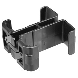 T4E TC 68 / P2P HDC 68 CO2 RAM Gewehr Magazin-Verbinder / Mag-Coupler f. 2 Magazine schwarz