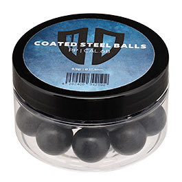 Kleinbild 4 Coated Steel Balls Kaliber .68 mit Kunststoffmantel 9,9g schwarz 20er Dose