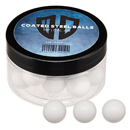 Coated Steel Balls Kaliber .68 mit Kunststoffmantel 9,9g weiss 20er Dose