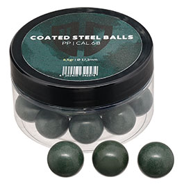 Coated Steel Balls Kaliber .68 mit Kunststoffmantel 8,5g oliv 20er Dose
