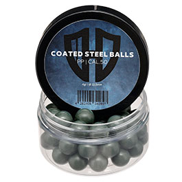 Kleinbild 1 Coated Steel Balls Kaliber .50 mit Kunststoffmantel 4,0g oliv 50er Dose