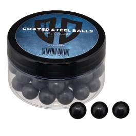 Coated Steel Balls Kaliber .50 mit Kunststoffmantel 4,0g schwarz 50er Dose