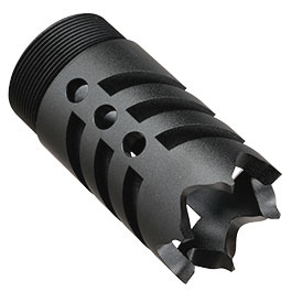 Kleinbild 1 Glasbreaker Muzzle Flash-Hider CNC Aluminium f. AEA HP MAX 1 / 2 Luftgewehr schwarz