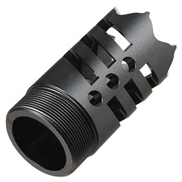 Kleinbild 2 Glasbreaker Muzzle Flash-Hider CNC Aluminium f. AEA HP MAX 1 / 2 Luftgewehr schwarz