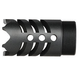 Kleinbild 4 Glasbreaker Muzzle Flash-Hider CNC Aluminium f. AEA HP MAX 1 / 2 Luftgewehr schwarz