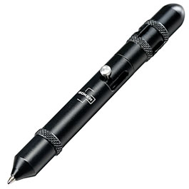 Bker Plus Tactical Aluminium Bit Pen mit T6 / T8 Wechsel-Bit schwarz
