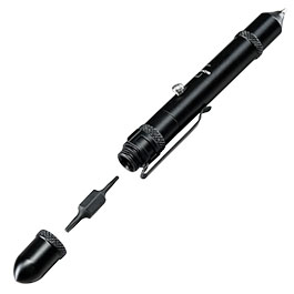 Kleinbild 4 Bker Plus Tactical Aluminium Bit Pen mit T6 / T8 Wechsel-Bit schwarz