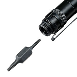 Kleinbild 5 Bker Plus Tactical Aluminium Bit Pen mit T6 / T8 Wechsel-Bit schwarz