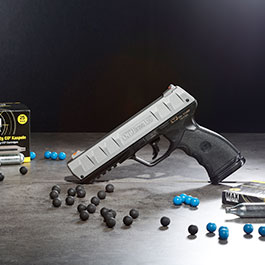 Kleinbild 1 Chiappa LTL Bravo 1.50 mit Metallschlitten CO2-RAM Pistole Kal. .50 schwarz / grau