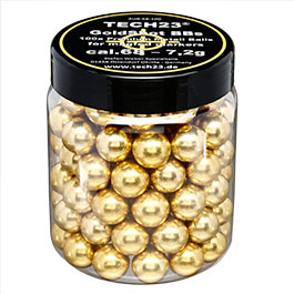 Kleinbild 4 Tech23 Gold-Shot extra harte Aluminium Kugeln 7,2g Kaliber .68 goldfarben 100er Dose