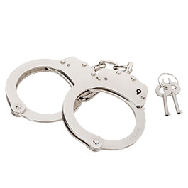 Kleinbild 2 MFH Handschellen Deluxe 2 Schl�ssel, Stahl, vernickelt