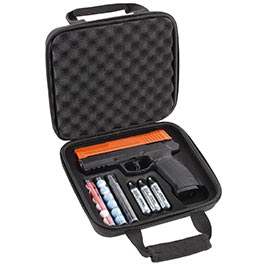 Kleinbild 4 P2P Secure 68P CO2-RAM Pistole Kal. .68 im Komplettset mit Softkoffer orange / schwarz