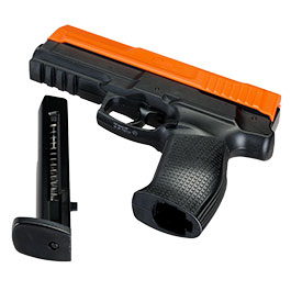 Kleinbild 6 P2P Secure 68P CO2-RAM Pistole Kal. .68 im Komplettset mit Softkoffer orange / schwarz