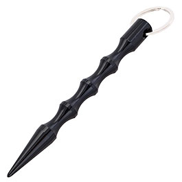Produktbild zu Kubotan gewellt mit Schl�sselring schwarz ...