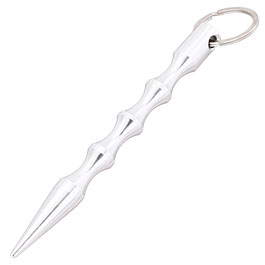 Produktbild zu Kubotan gewellt mit Schl�sselring silber ...