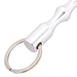 Kleinbild 3 Kubotan gewellt mit Schl�sselring silber