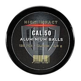 Kleinbild 3 High Impact Aluminiumkugeln 2,8g Kaliber .50 silber 125er Dose