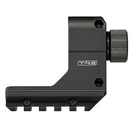 Kleinbild 3 T4E Muzzle Attachment Carrier M�ndungsadapter mit Gewinde f�r TR 50 / HDR 50 Gen1 / Gen2 CO2 Revolver schwarz