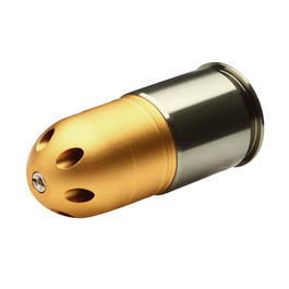 MadBull M381 40mm Vollmetall Hülse / Einlegepatrone f. 18 6mm BBs gold